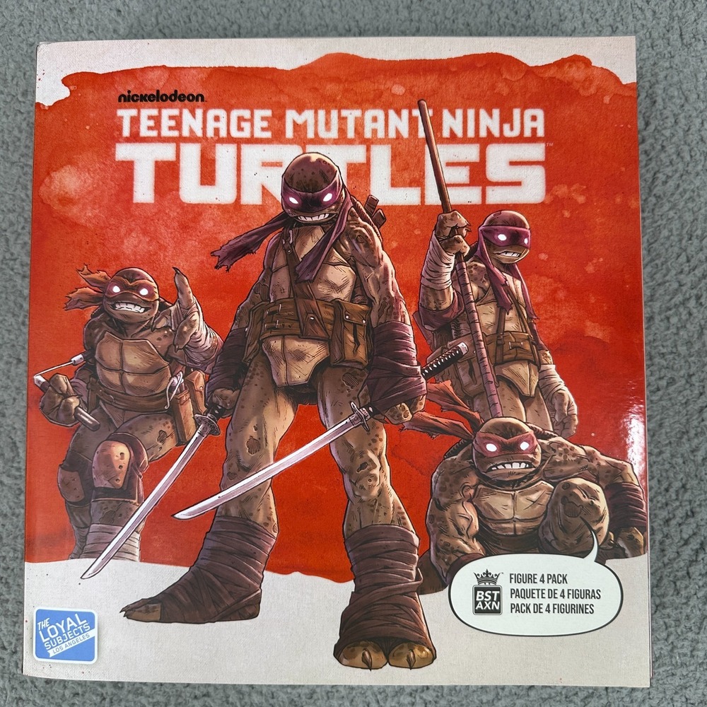 Teenage Mutant Ninja Turtles BST AXN 4-Pack Figure Set‎ Mateus Santolouco Sculp